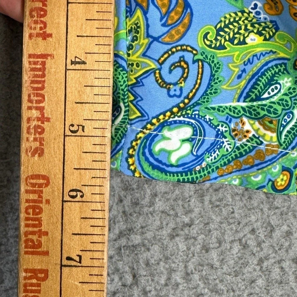 Polo Ralph Lauren Swim Trunks Men 2XL Blue Paisley Print Mesh Lined Board Shorts